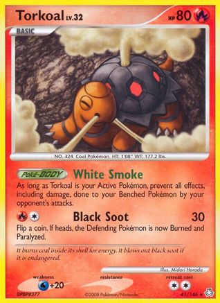 Torkoal - Reverse Holofoil Legends Awakened - Rare