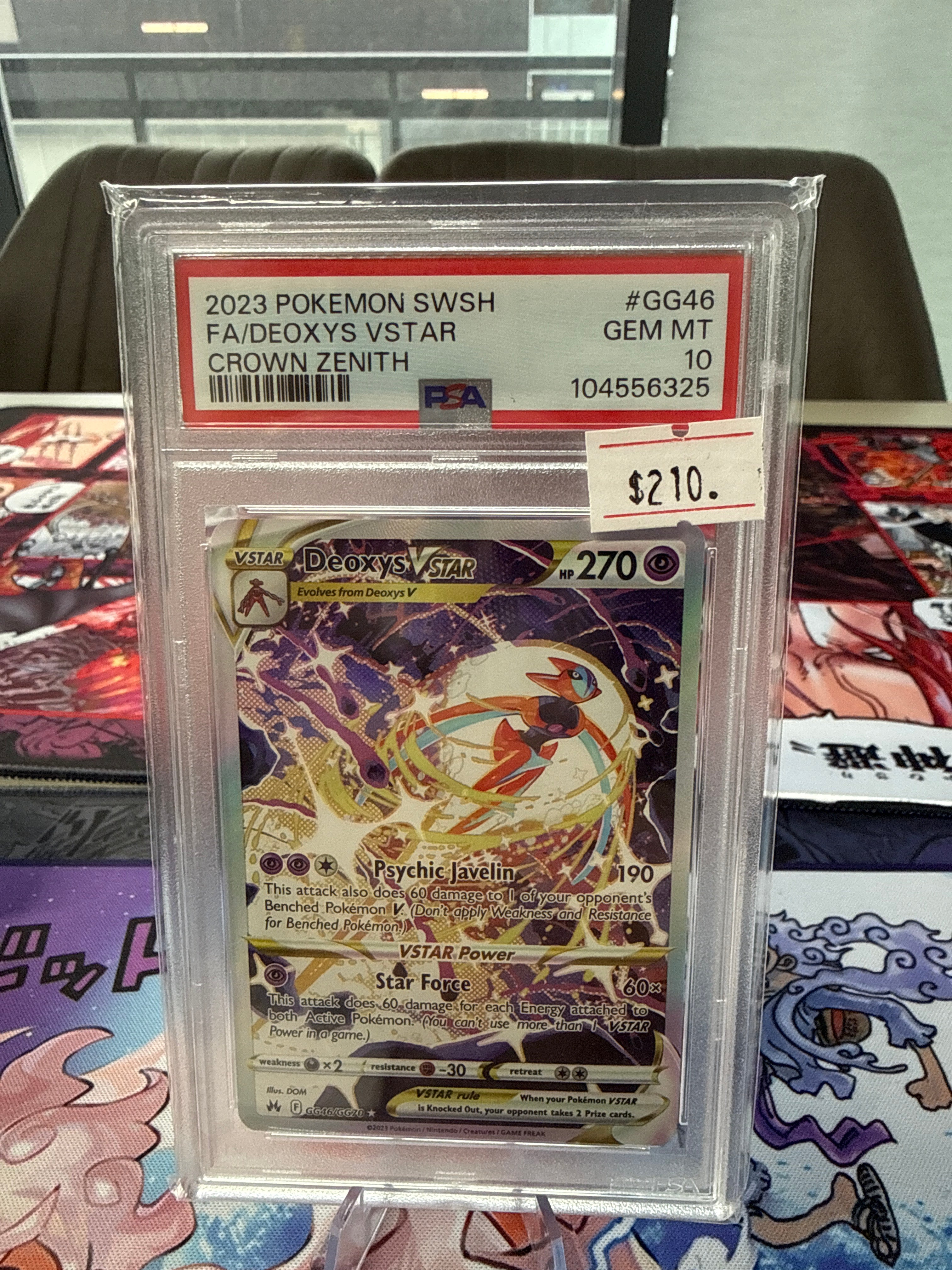 FA/DEOXYS VSTAR #GG46 PSA 10