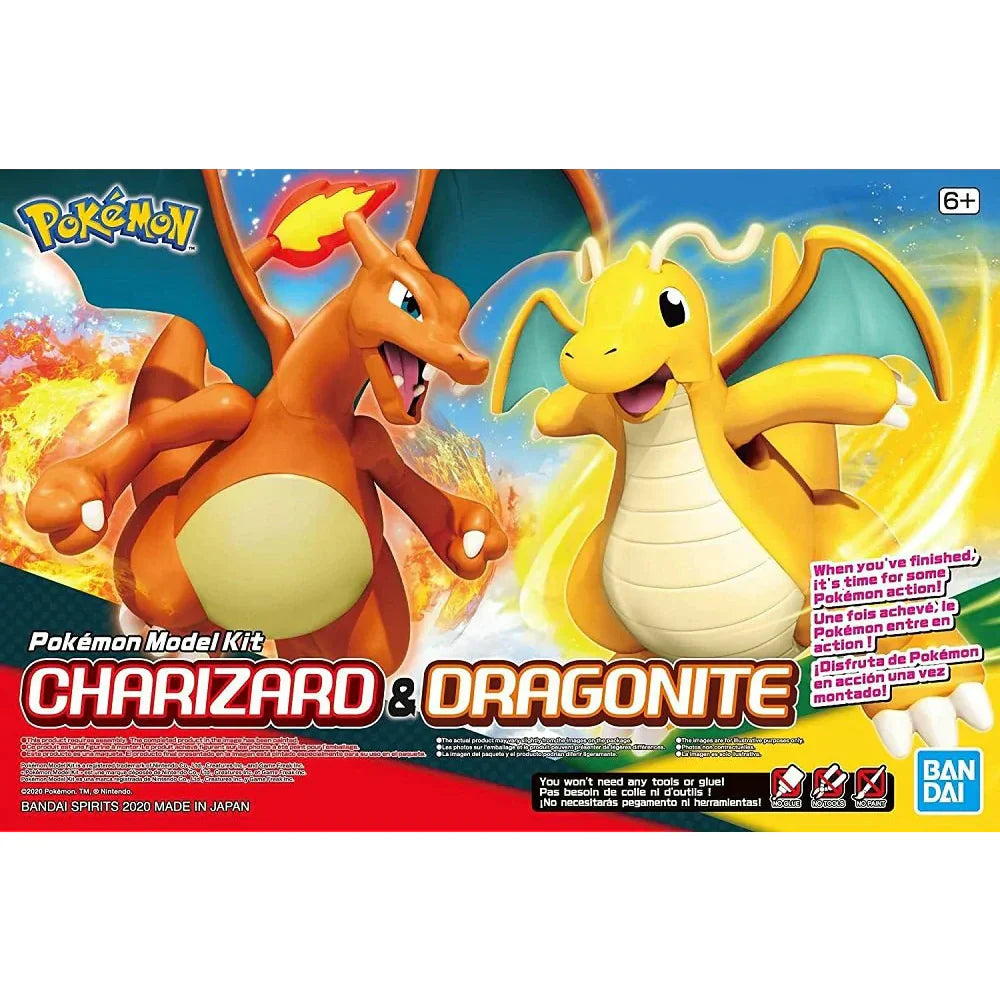(C) Pokemon Model Kit Charizard & Dragonite