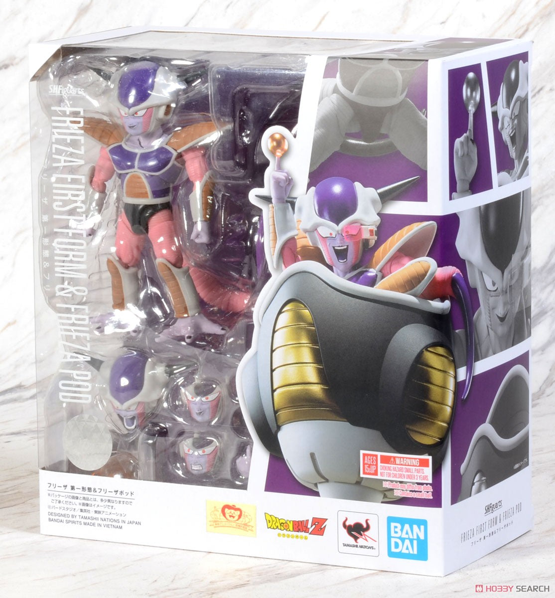 (C) SHF Frieza first form & Frieza Pod
