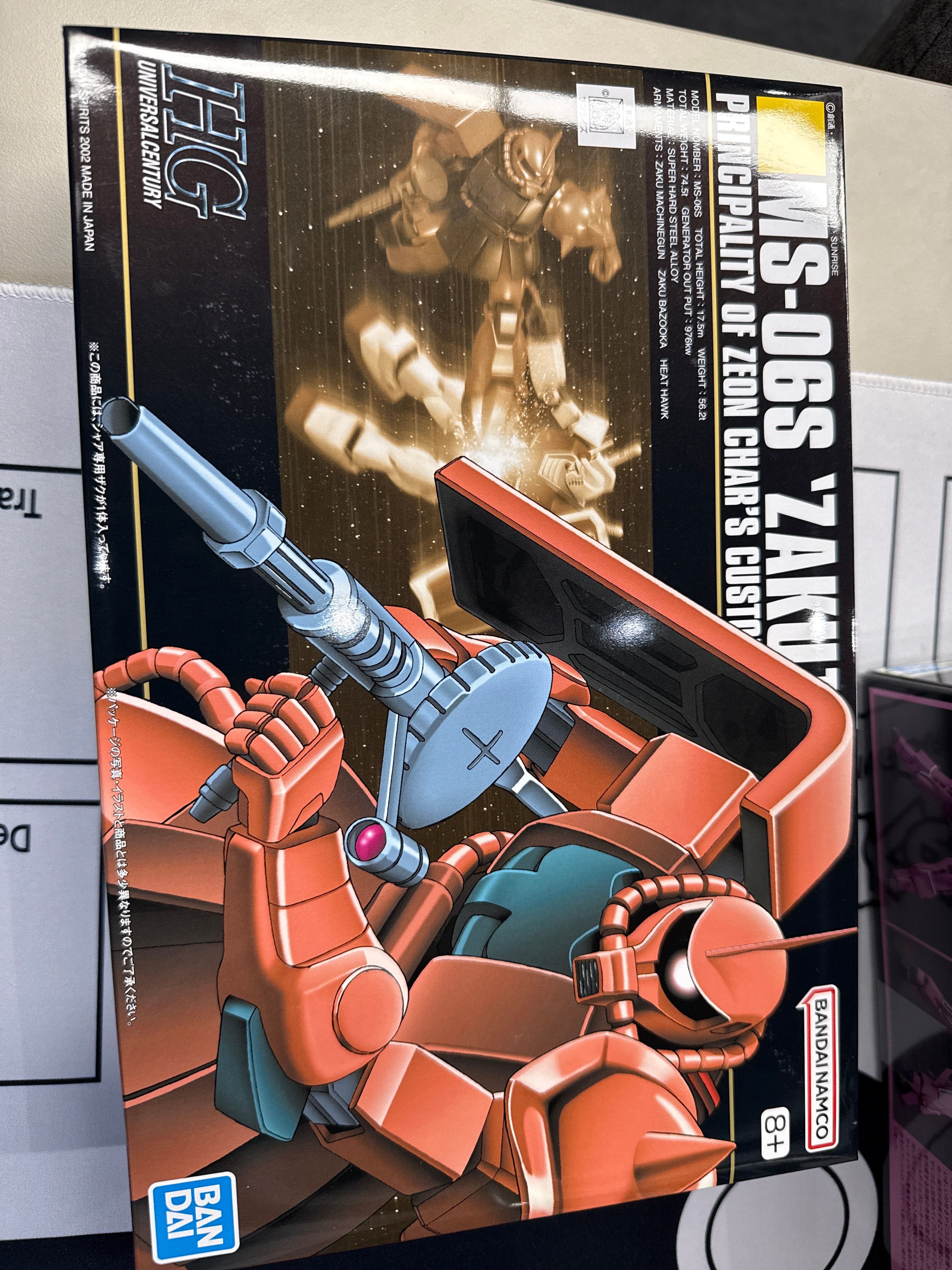 MS-06S ZAKU II (Principality Of Zeon Char’s Customize Mobile Suit)(HG)
