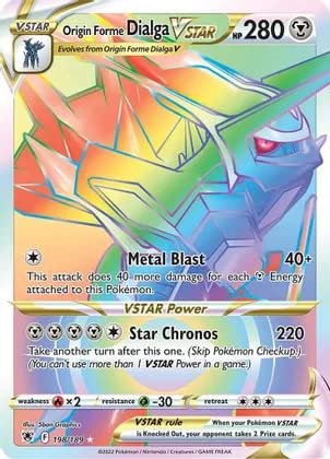 Origin Forme Dialga VSTAR 198/189