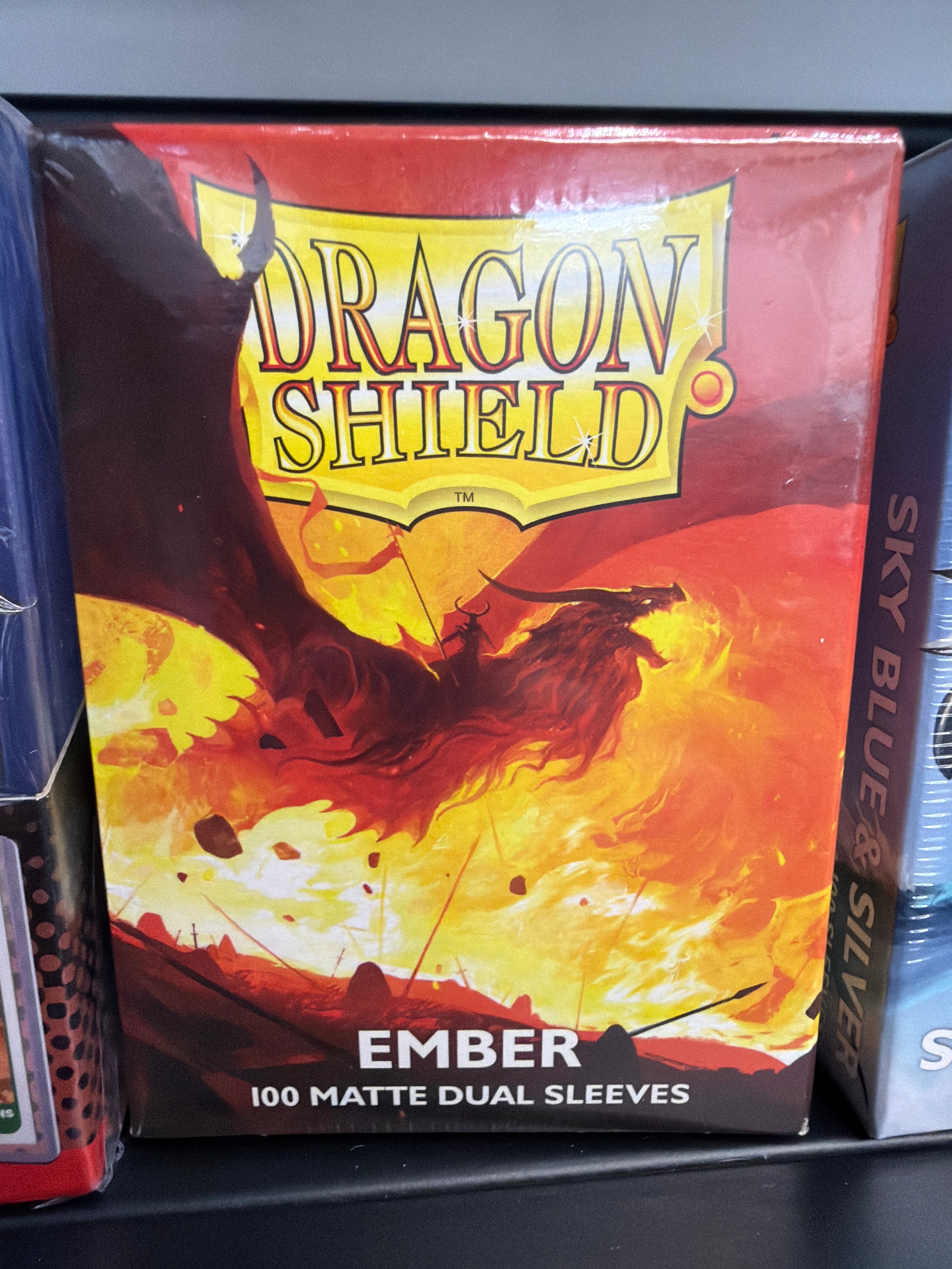 Dragon Shield Sleeves: Dual Matte Ember