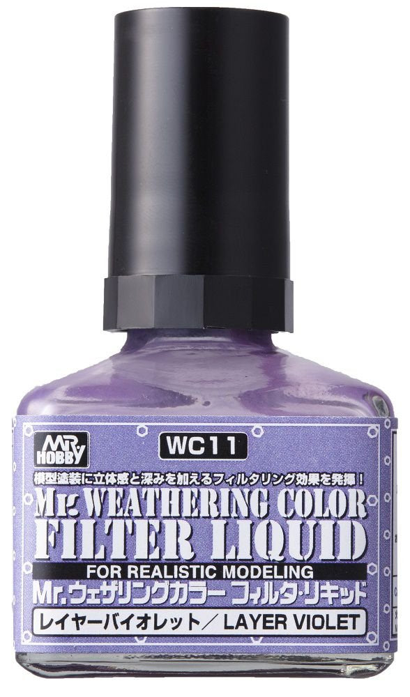 (C) Mr. Weathering Color - Filter Liquid Violet