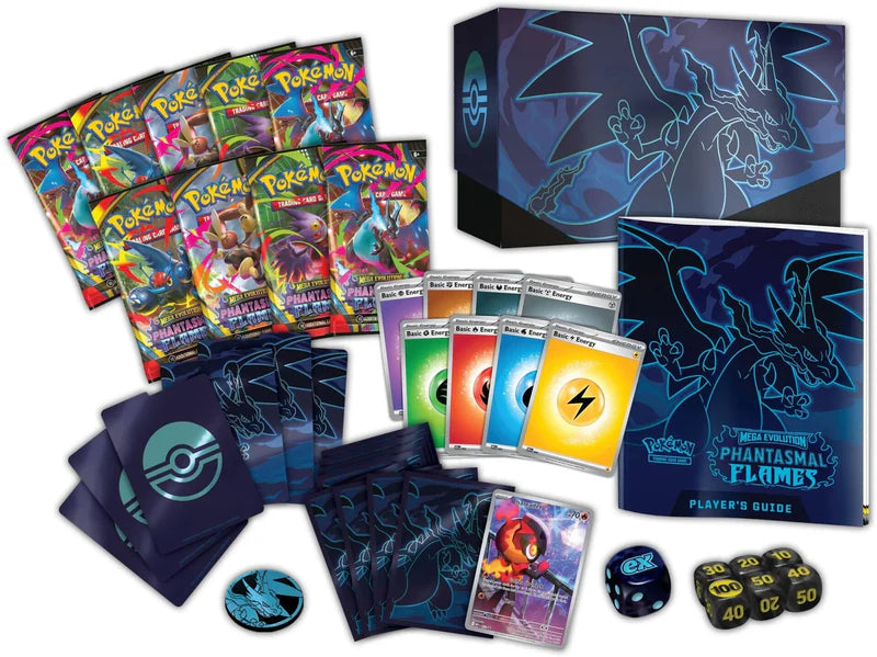 Pokémon Trading Card Game: Mega Evolution— Phantasmal Flames Elite Trainer Box