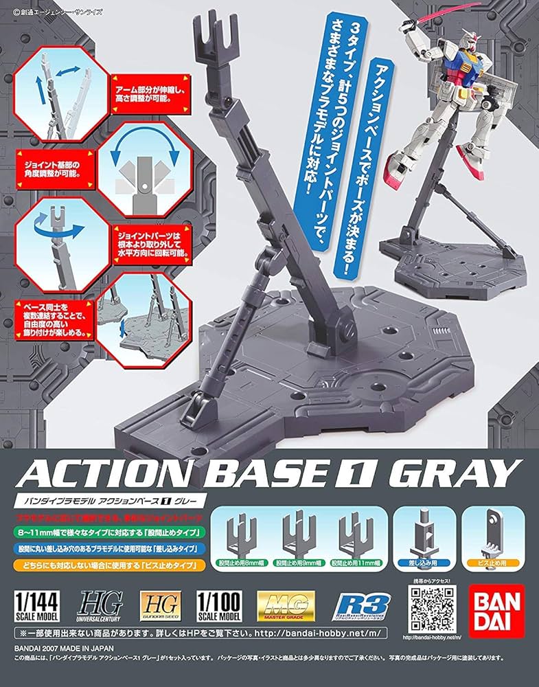 (C) Action Base 1 1/100 Gray