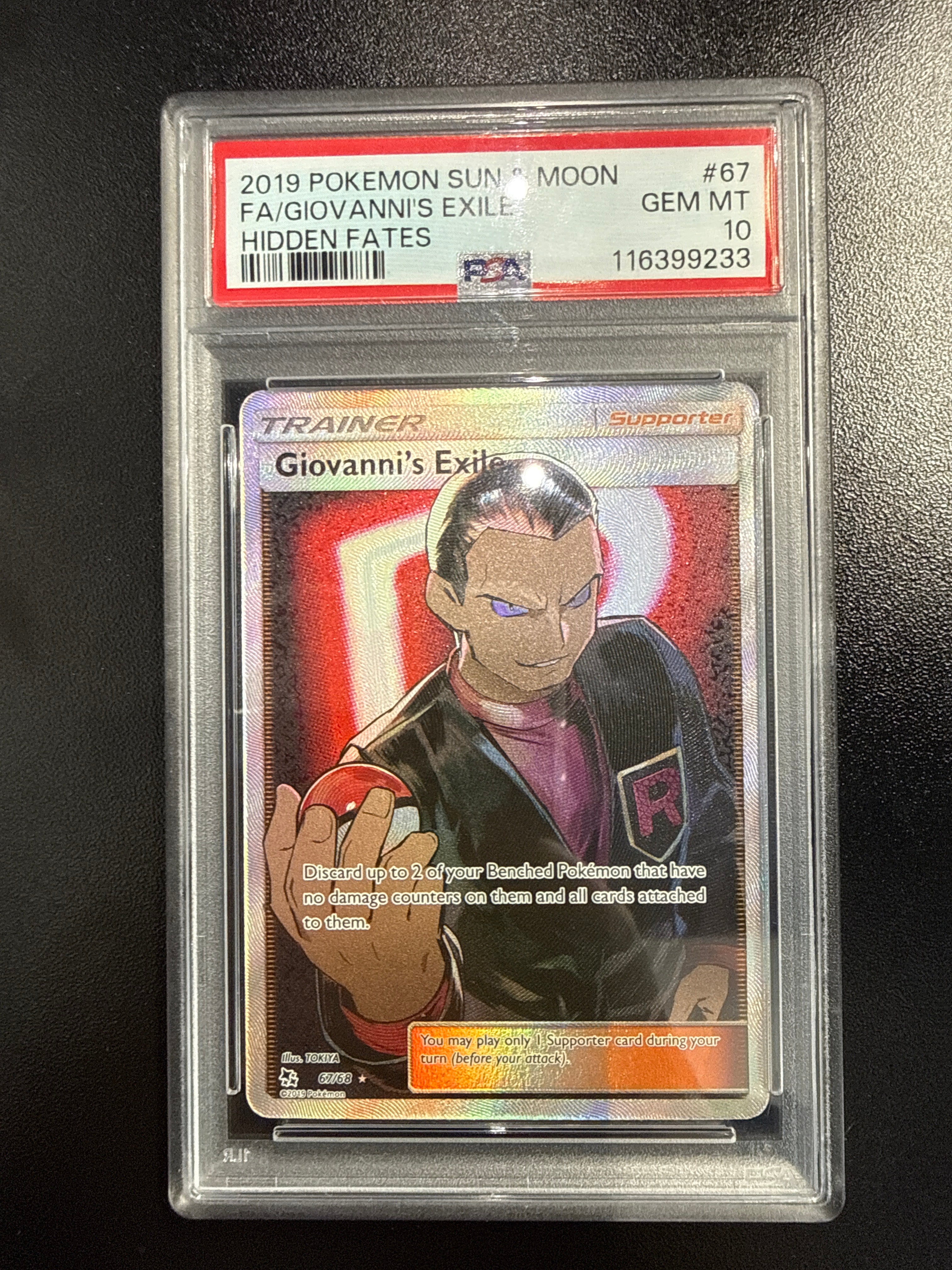 PSA 10 Giovanni's Exile 67