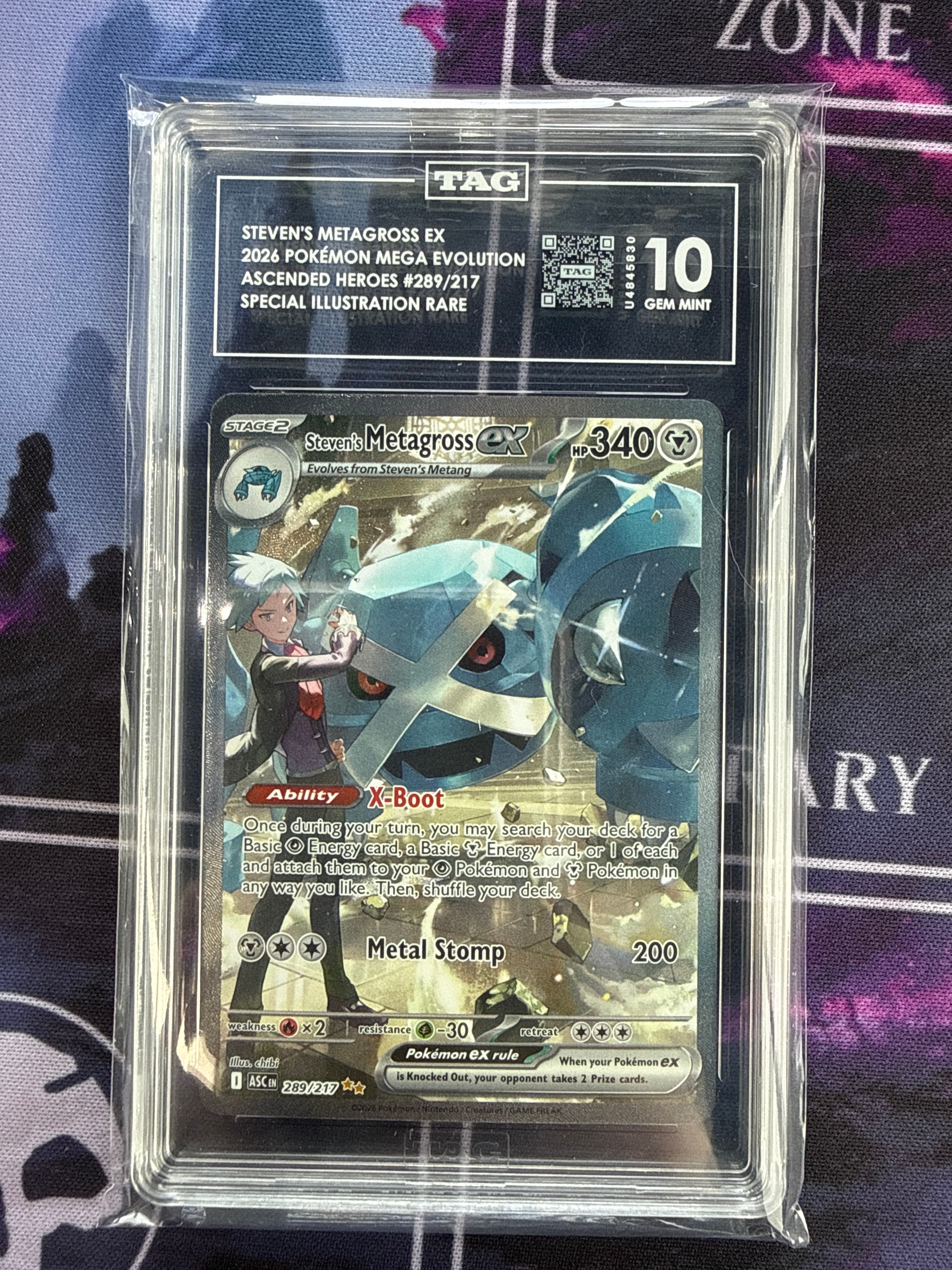 TAG 10 Stevens Metagross EX (ASCen 289/217)