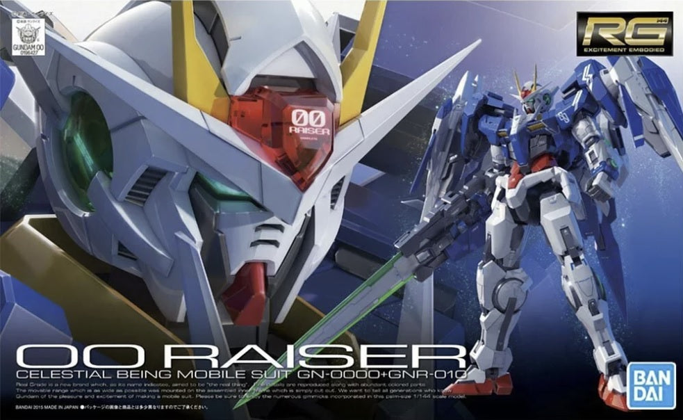 Bandai Hobby RG #18 GN-0000+GNR-010 OO Raiser (2015) 1/144
