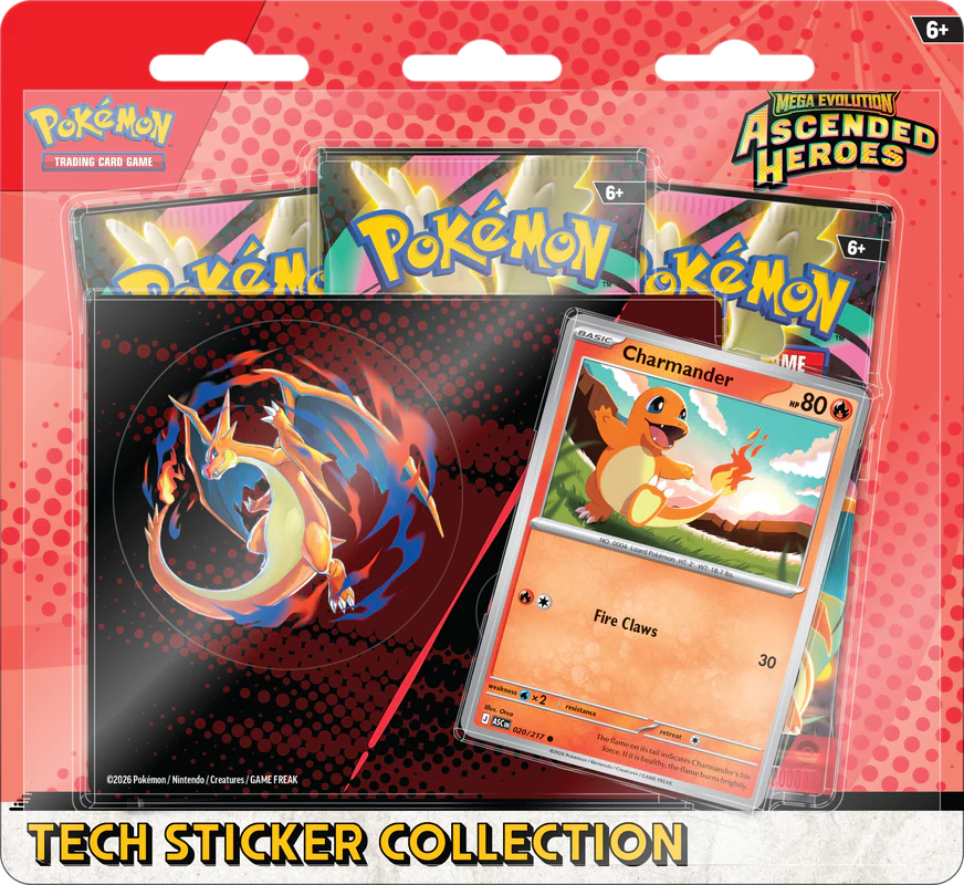Pokémon TCG: Mega Evolution—Ascended Heroes Tech Sticker Collection
