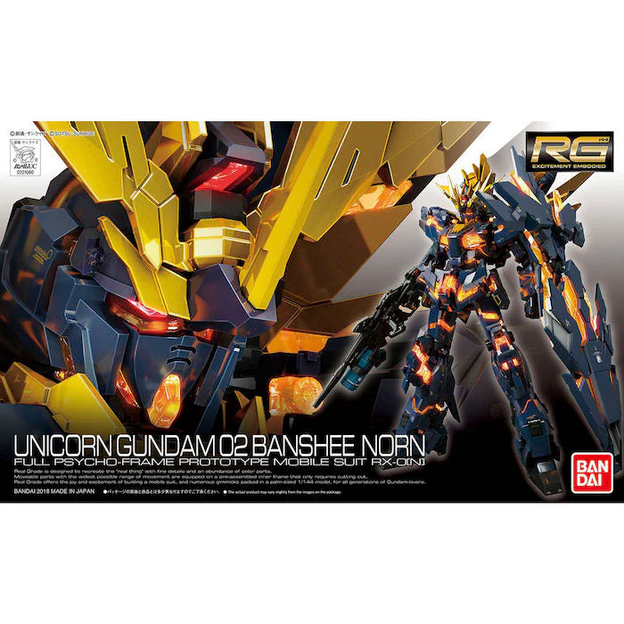 Bandai Hobby RG #27 Unicorn Gundam 02 Banshee Norn (2018) 1/144