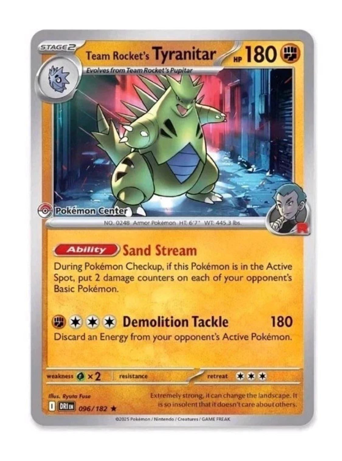 Team Rocket's Tyranitar (Pokemon Center)