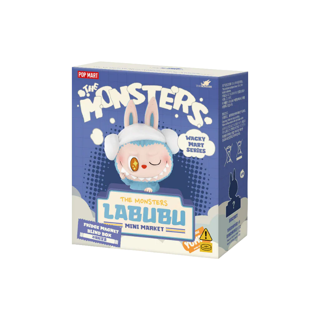 POP MART Authentic THE MONSTERS Labubu Magnet Wacky Mart Series Mystery Box