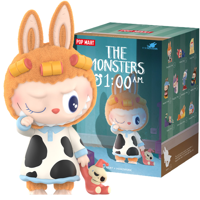 THE MONSTER Labubu Figure 1:00 A.M. Mystery Box