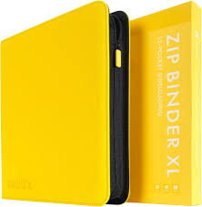 ER PREMIUM ZIP BINDER 360 CARDS YELLOW (20)
