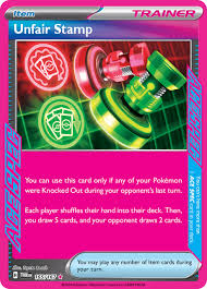 2024 POKEMON TWM EN UNFAIR STAMP