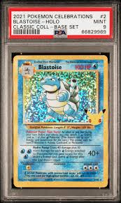 2021 POKEMON CELEBRATIONS BLASTOISE-HOLO CLASSIC COLL-BASE SET