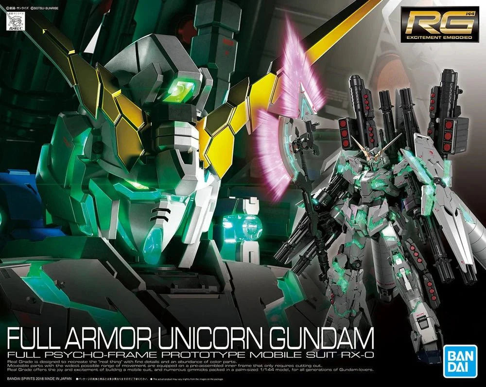 Bandai Hobby RG #30 FULL ARMOR UNICORN GUNDAM (2018) 1/144