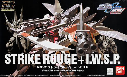 (C) Bandai Hobby HG 1/144 #01 Strike Rouge + IWSP(2004)