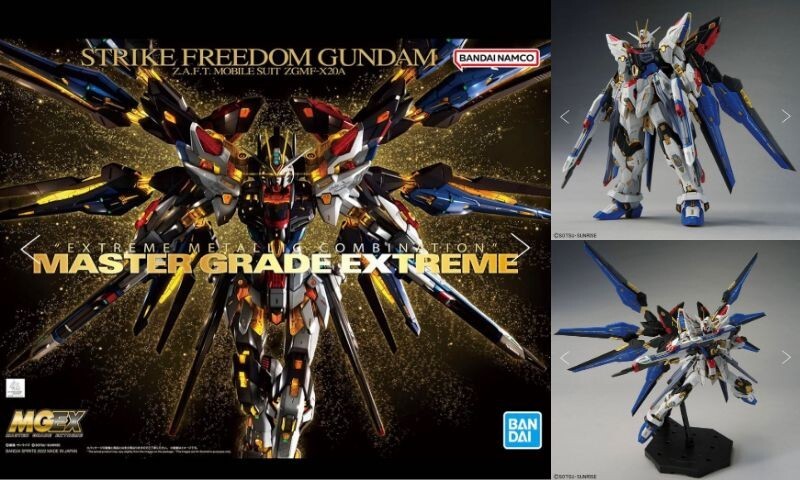 Mobile Suit: Gundam Seed Destiny Strike Freedom Gundam Master Grade Extreme 1:100 Scale Model Kit