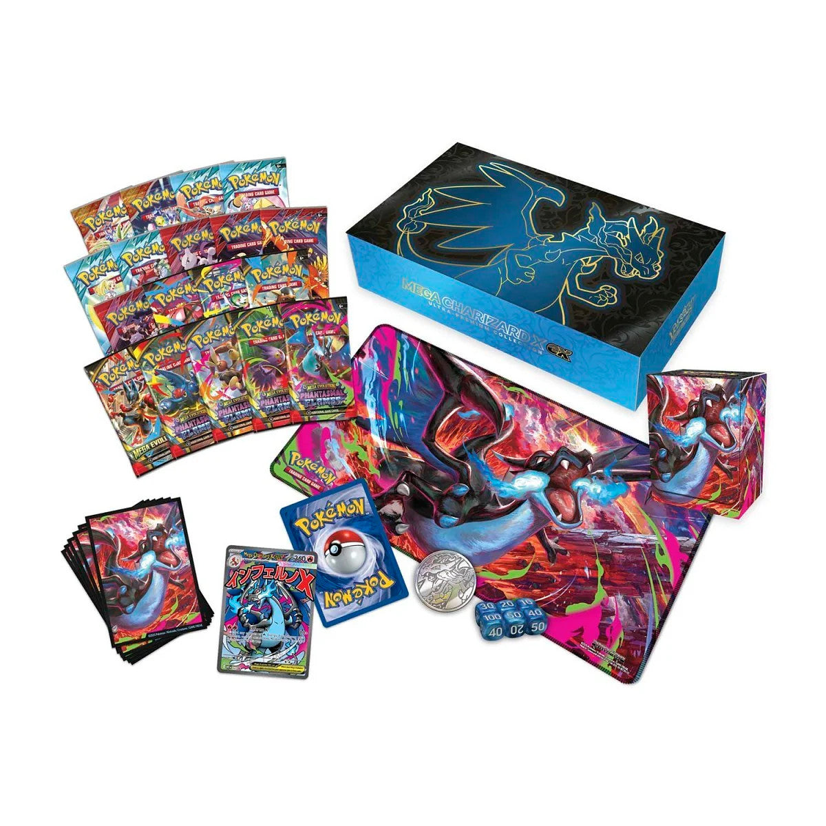 Pokémon TCG: Mega Charizard X Ex Ultra-Premium Collection