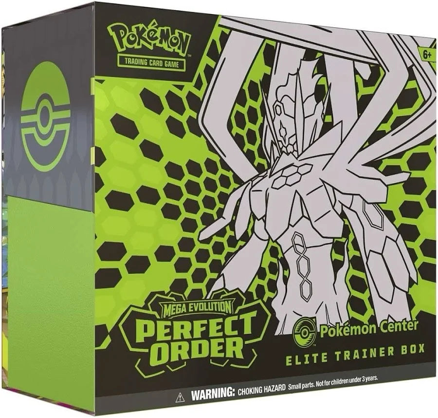 Pokemon Tcg: Mega Evolution-perfect Order Pokemon Center Elite Trainer
