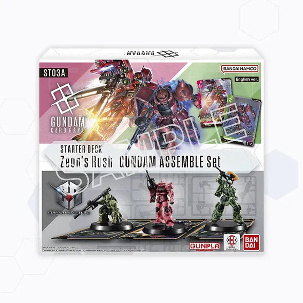 Gundam Card Game - Starter Deck Gundam Assemble - ST-03A - Zeon's Rush